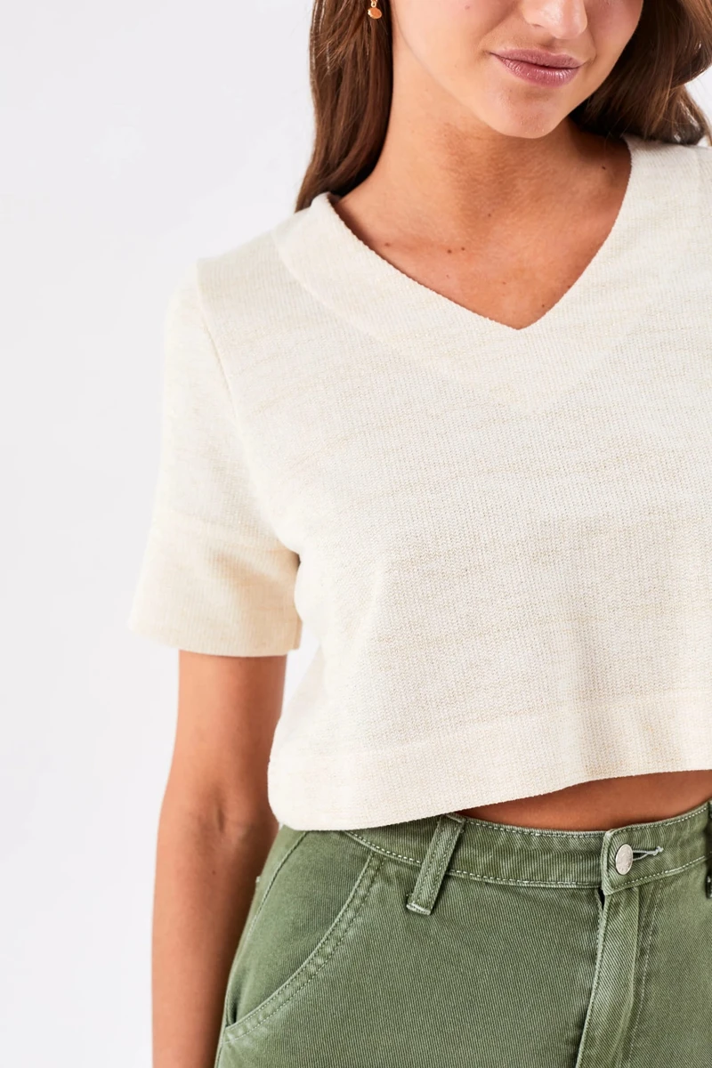 Remerón Cropped - Lemon Remerón Cropped - Lemon